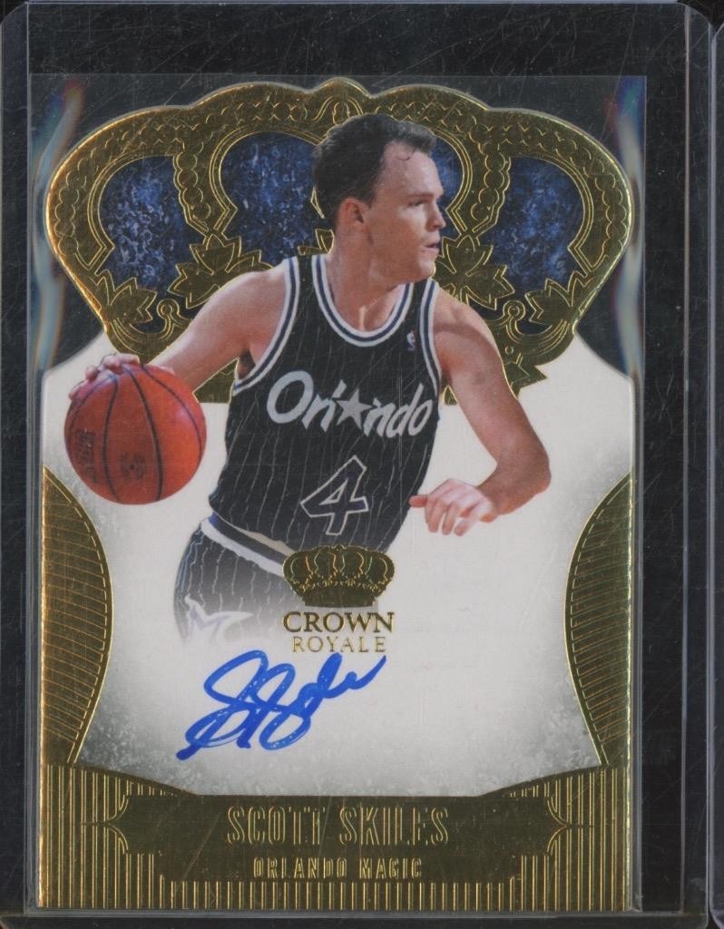 2013-14 Panini Preferred Crown Royale SCOTT SKILES Auto /10 Gold Die-Cut BIN92
