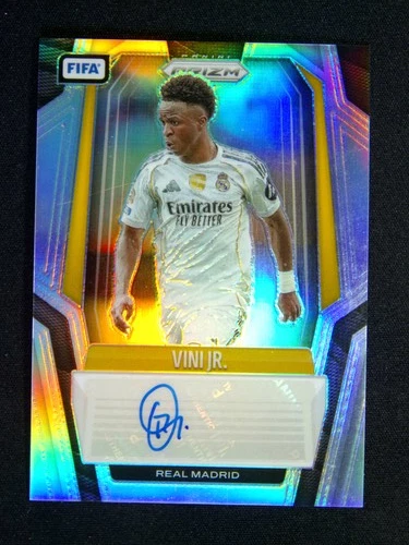 2025-26 Panini Prizm FIFA Vinicius Vini Jr. #S-VJR Brazil Auto Silver /49 #F001