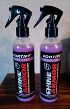SHINE ARMOR Ceramic Coating Fortify Quick Coat Car Wax Polish Spray 8 oz