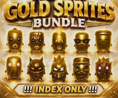 ALL 18 Gold Sprites Mastered Lvl 5 Bundle *Index Only*