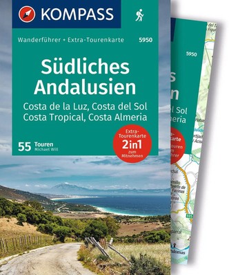 KOMPASS Wanderführer Südliches Andalusien, Costa de la Luz, Costa del Sol,...