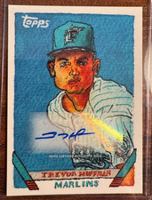 Topps Shoebox Treasures | Trevor Hoffman Auto HOF /15 Paint Splatter | Marlins
