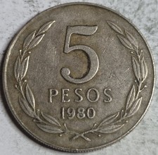 Chile 1980 5 Pesos