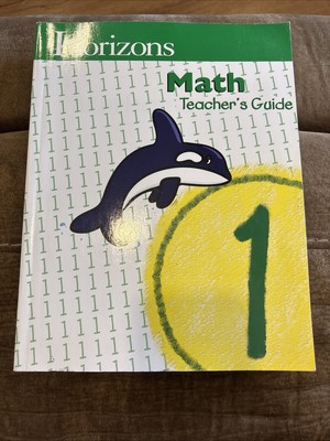 Horizons Math Grade 1 Teacher's Guide Alpha Omega Homeschool Learning Answer Key