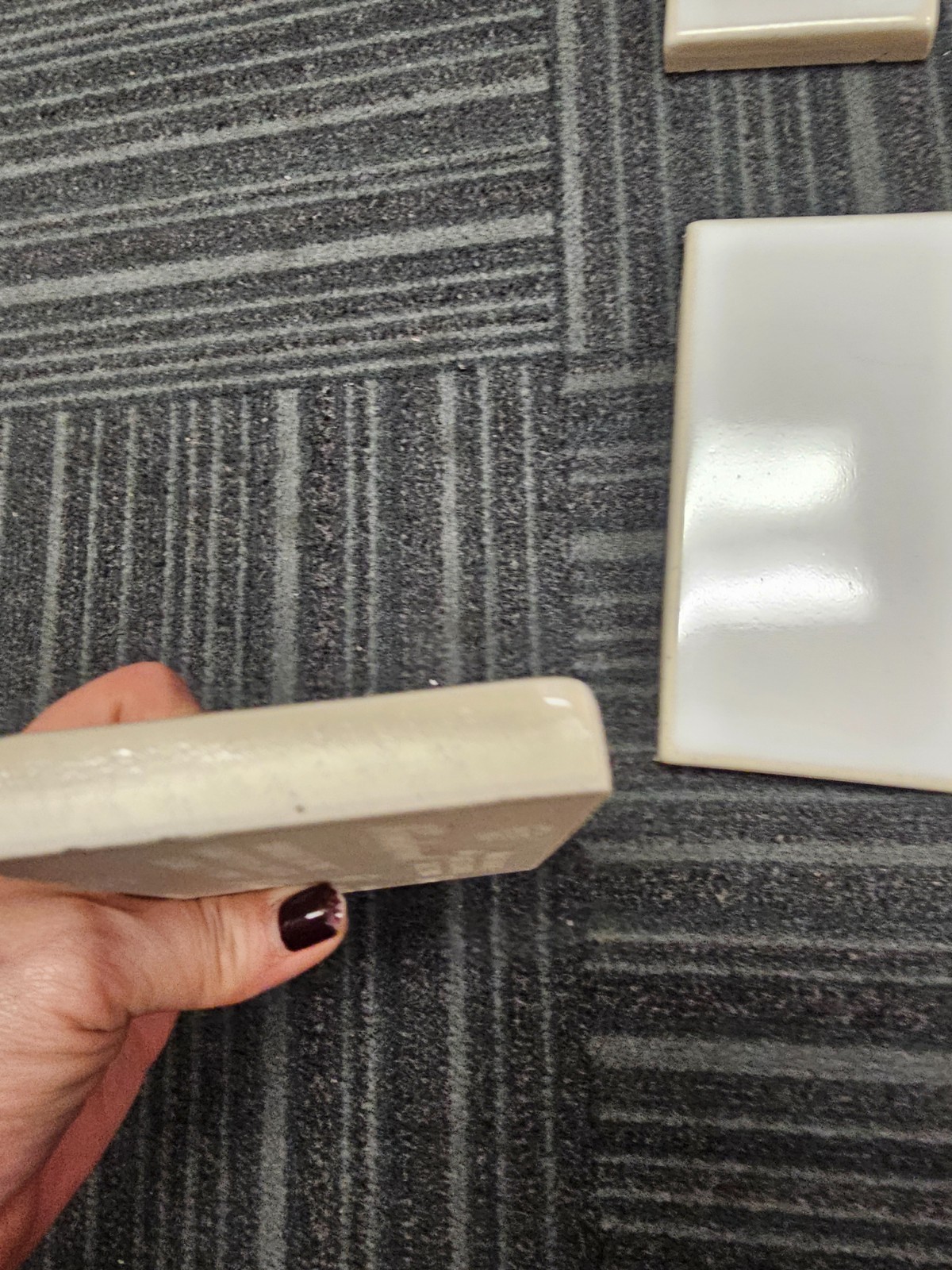 Rookwood off white tile lot 26 pieces 6 x 3 thumbnail 7