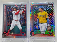 2025 Topps Chrome Update MARCELO MAYER Rookie Debut X-Fractor USC117 + RC Base