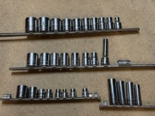 Snap On 12 38 Sockets 12 Point Deep And Shallow Set