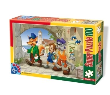 DT60402-PV-01 - * D-Toys - Super Puzzle 100 - Fairytales 1