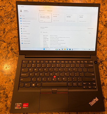 Lenovo ThinkPad E14 Gen 3 14'' Ryzen 7 5700U 16GB RAM 256GB SSD W11P