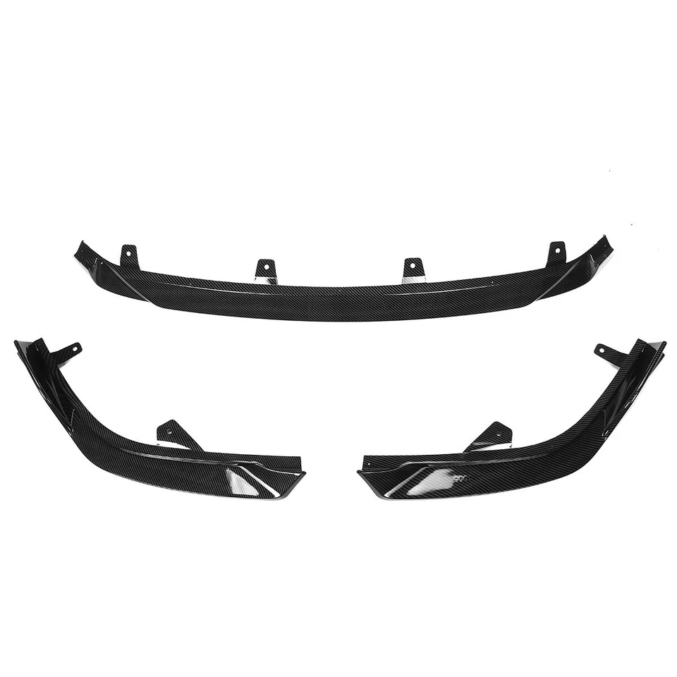 For Lexus ES ES300 ES350 18-25 Front Rear Lip Splitter Side Skirt Carbon Look - Image 4 of 4