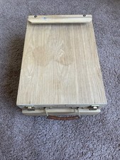 Portable Wooden Artist Easel Box with 2 Drawers  Handle   Plein Air Painting