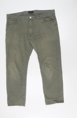 Marks and Spencer Hose grün gerade 40 Unisex