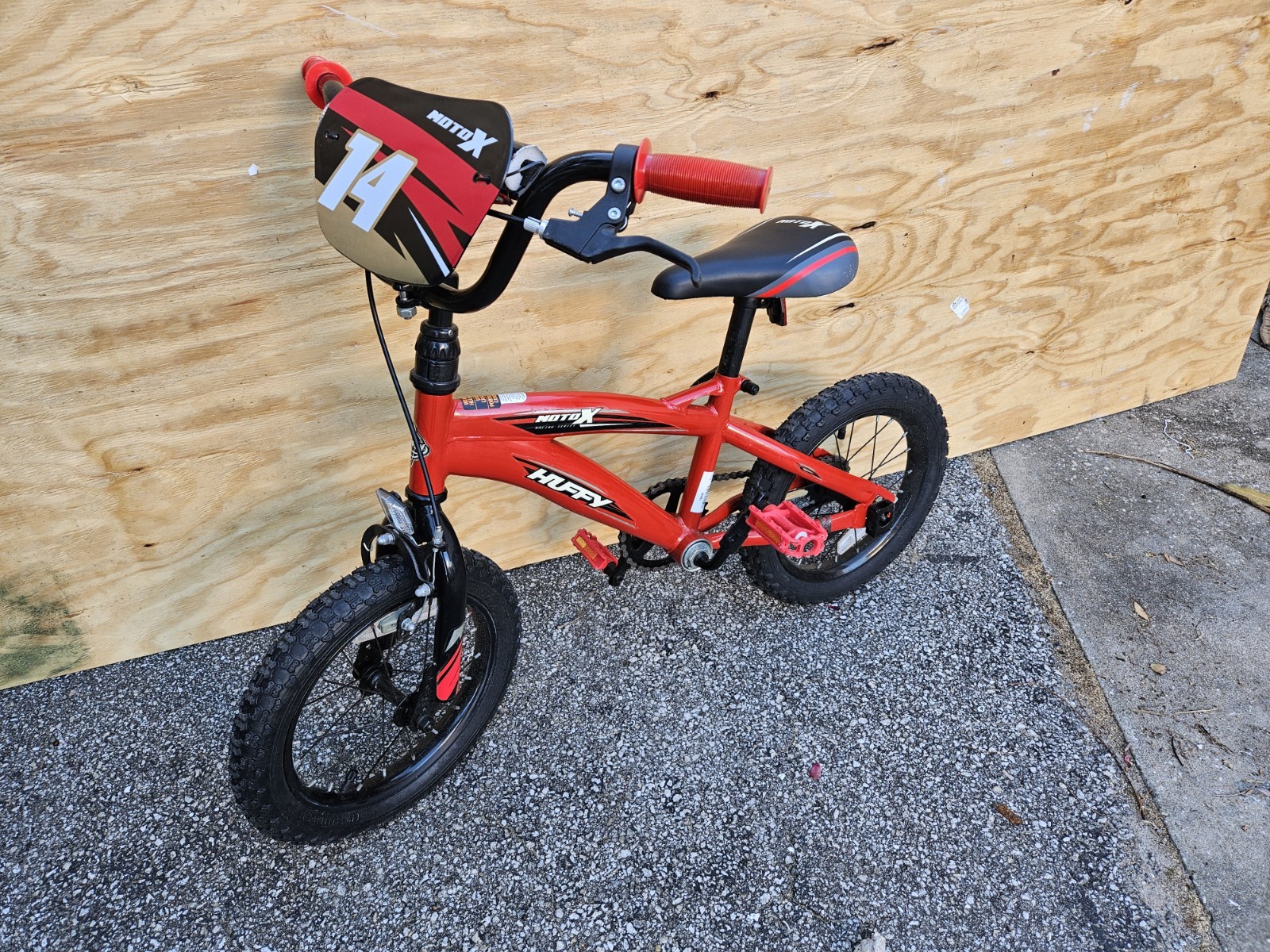 Huffy MotoX 14in Kids Bike - Red (79449)