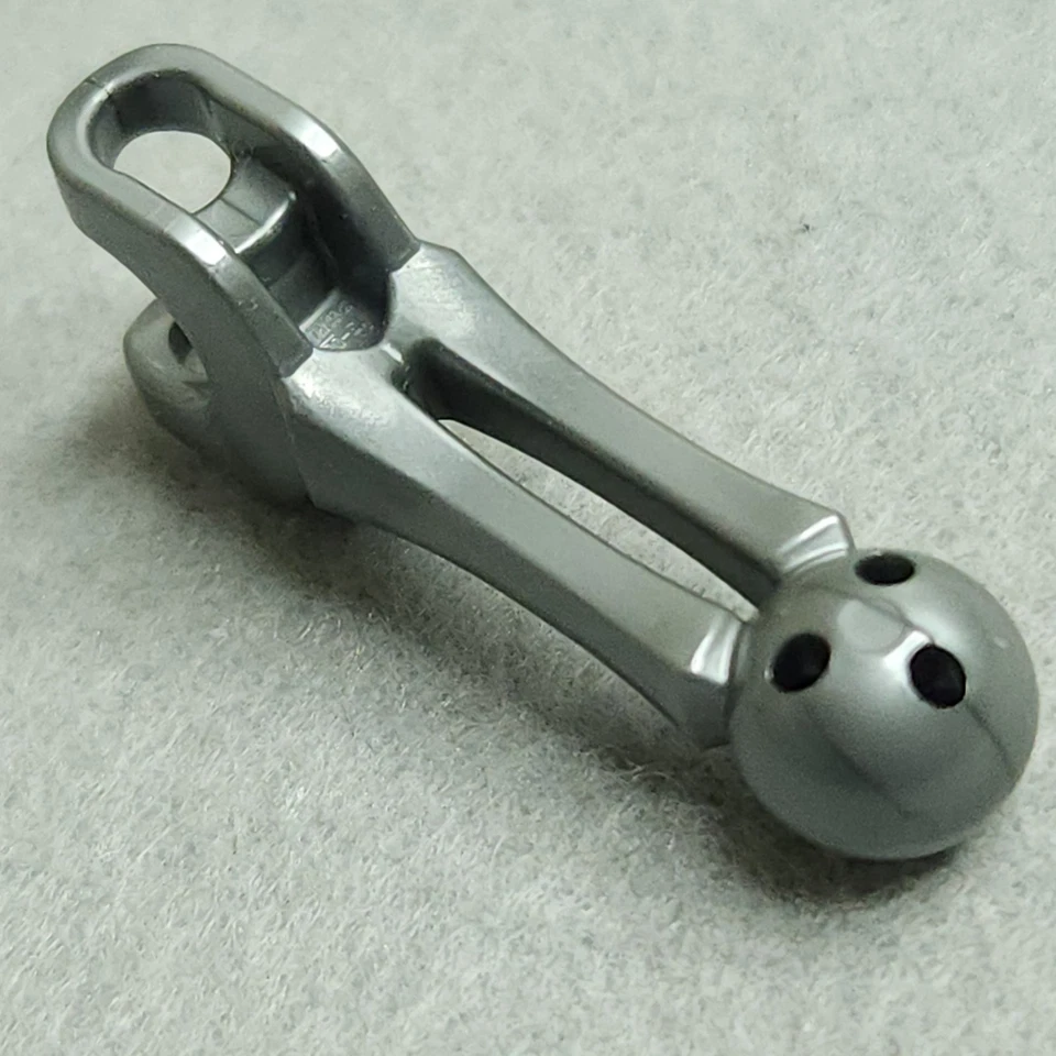 LEGO Bionicle 20474 Plano Plata Brazo Pierna Sección Esquelético Rótula Enchufe de Bola Foto 4 de 4