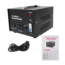 Voltage Transformer Converter 2000 Watt Step Up/Down Convert from 110-120 Volt