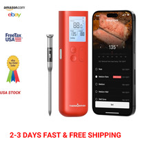 Wireless Meat Thermometer with Smart Display and Standalone Base, Sub-1G