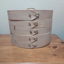 Bamboo Steamer Basket, 8-Inch for Dumplings, Veggies, Fish & More, EUC