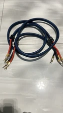 PAIR PS AUDIO 2 METER PLUS SPEAKER CABLES VERY GOOD CONDITION Audiophile Quality