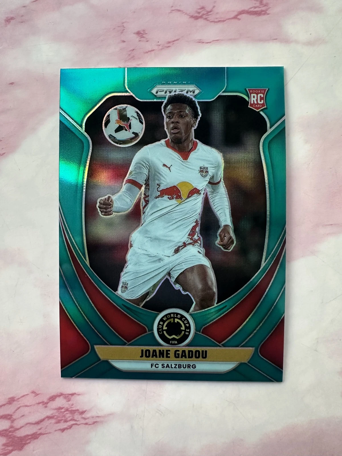 2025 Prizm FIFA Club World Cup Joane Gadou Aqua /99