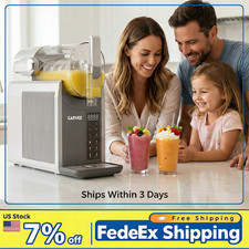 2L/68oz Slushie Machine 6 Preset, Frozen Drink Maker No Ice Auto Clean Home