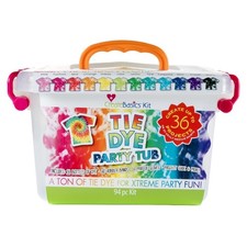 Tie Dye Party Kit with 18 Pre-Filled Dye Bott...