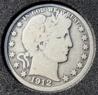 1912 50C Barber Half Dollar