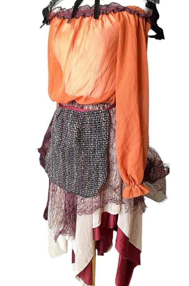 Disney Hocus Pocus Mujer L Disfraz Mary Sanderson Vestido Bruja Campesina Foto 4 de 4