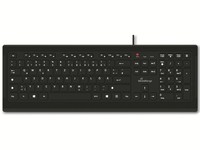 Mediarange Usb-Tastatur MROS101, Flache Tasten, Qwertz, Schwarz