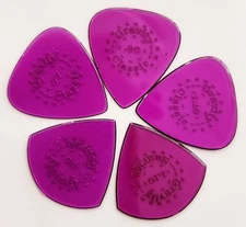 Variety 5-pack Purple Gravity Guitar Picks, Classic: .77, .90 & 1.10, 2 Sunrise 