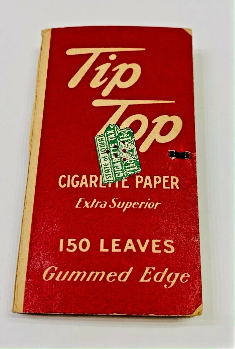 Vintage Tip Top Cigarette Paper Gummed Edge, Liggett & Myers Tobacco Co
