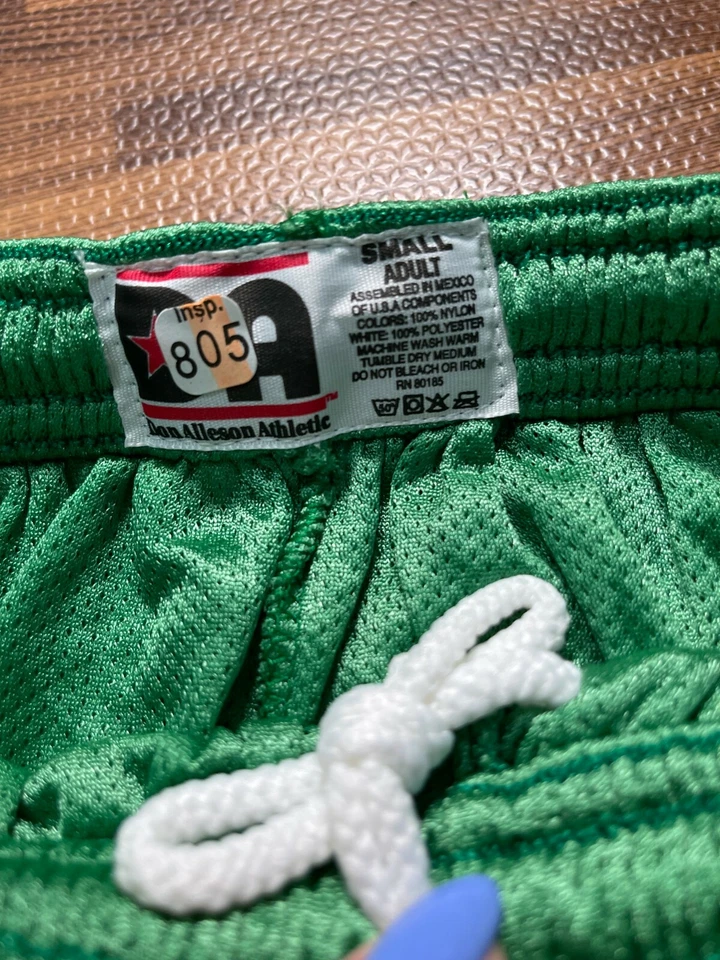 Lote de 7 Piezas Pantalones Cortos Atléticos de Fútbol Don Alleson Color Verde Talla Pequeña Adulto  Foto 3 de 3