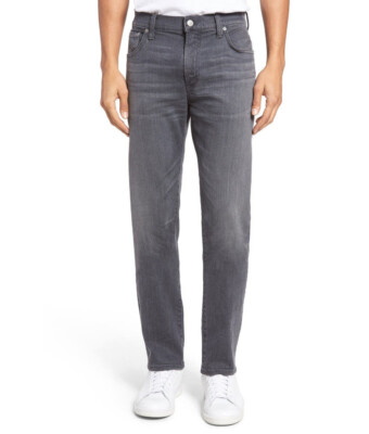NWT CITIZENS OF HUMANITY Men Core Slim Straight Leg Jeans Size 38 LAOS Wash Grey
