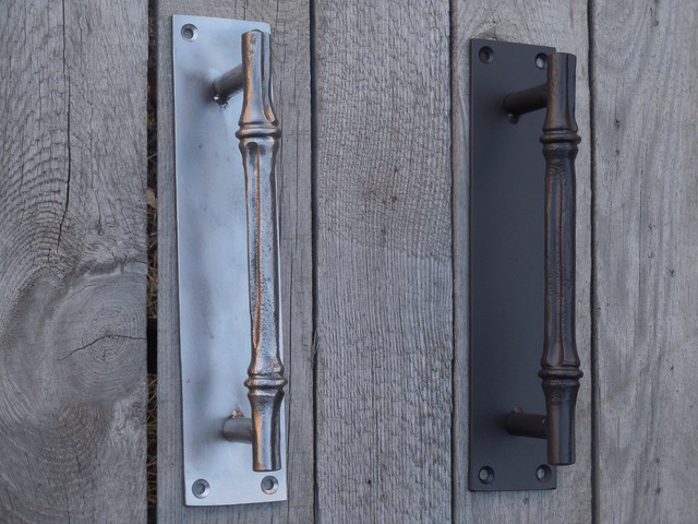 9 Sliding Barn Door Handle Vintage Square Wrought Iron Pull Gate