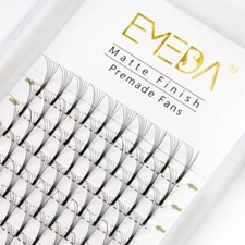 Premade Volume Long Stem Eyelash Extensions Mixed Tray (5D 0.10 C 13mm)