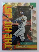 2022 Donruss Jose Altuve Silver Rapture The Hit List Insert, Card THL-10