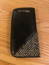 Benson's Vintage Soft Leather Eye Glasses Case Sunglasses Storage Protection Vtg