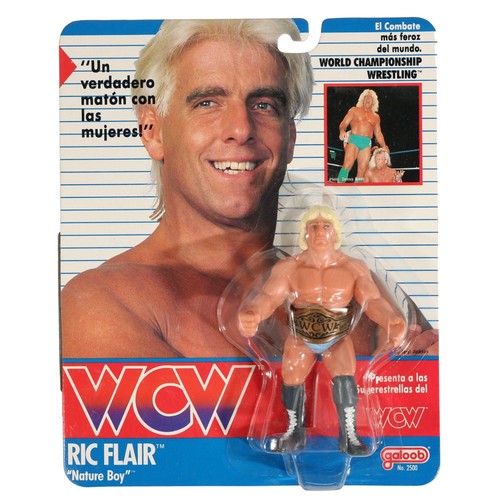 1990 Galoob WCW - Ric Flair - Spain MOC...
