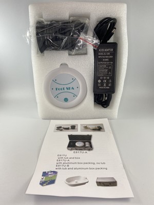 NEW Ionic Foot Cleanse Ion Detox Foot Bath/Spa Machine ~ NO TUB OR BOX