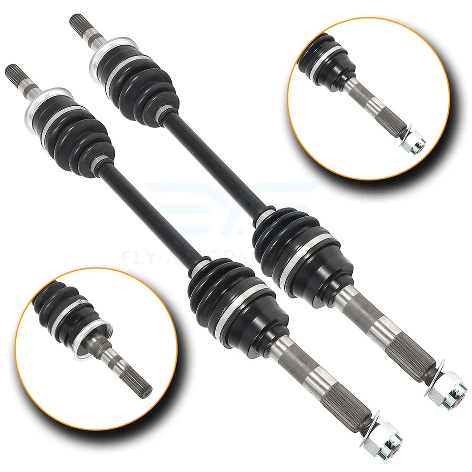 Par de ejes articulados CV para Kawasaki Mule 3010/2510/4010 conductor delantero + lado del pasajero Foto 2 de 4