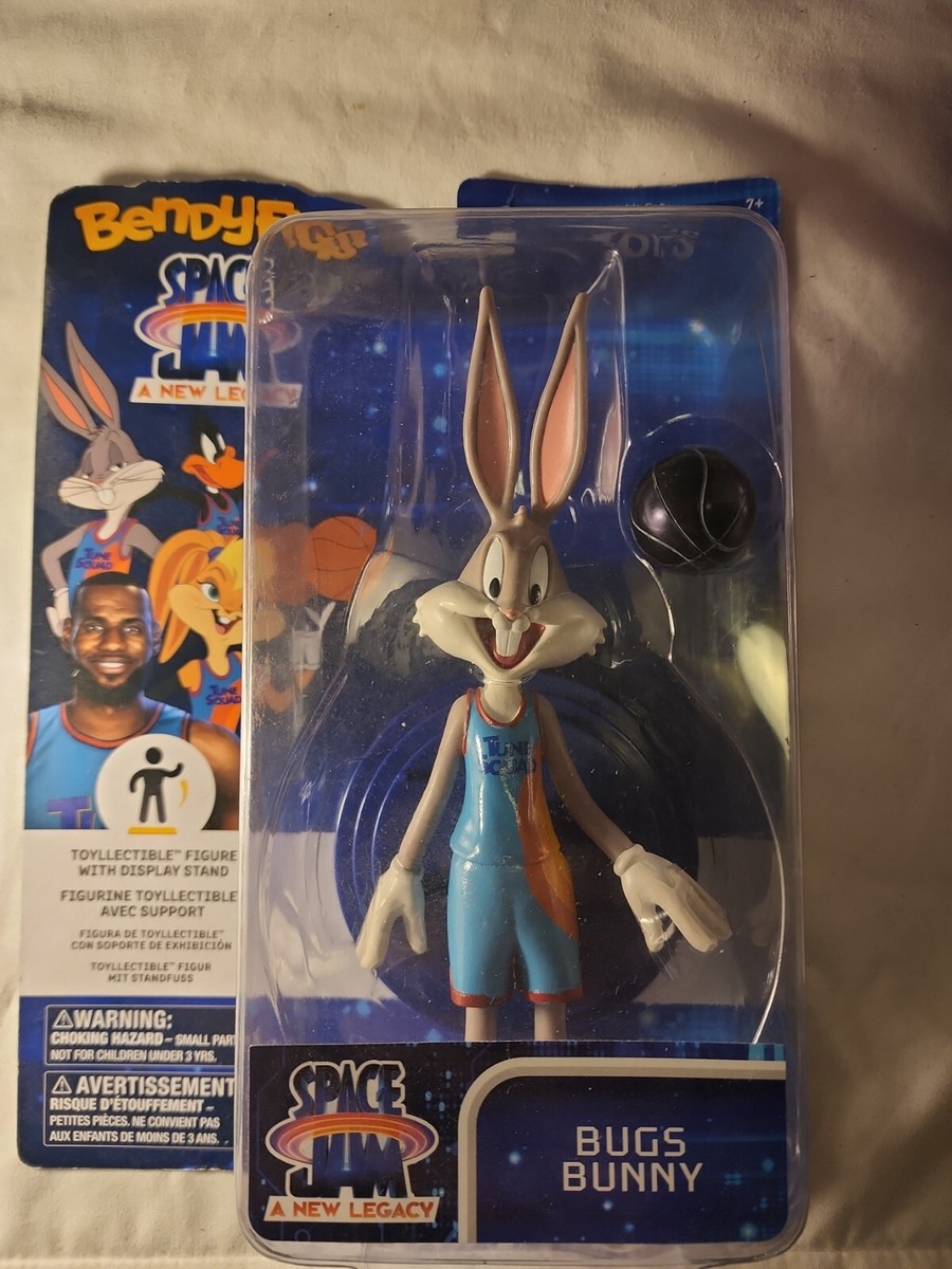 BENDYFIGS SPACE JAM A NEW LEGACY BUGS BUNNY THE NOBLE COLLECTION TOYS