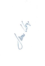 James Lloyd autograph signed 10x15 cm index card