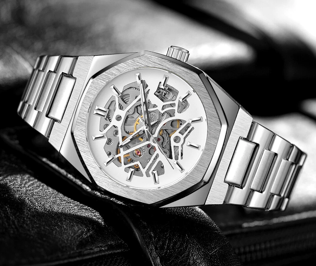 Orologio automatico store vetro zaffiro
