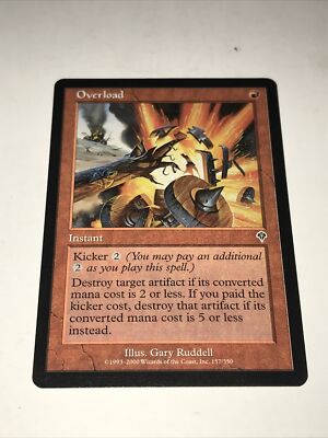 overload mtg cards Experimental Overload [218] [Core Set 2021] [Foil]  Face to Face Games