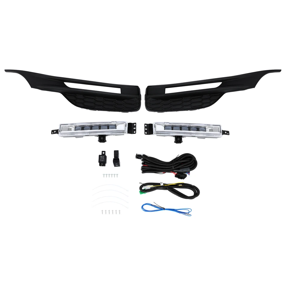 Luces antiniebla LED para Honda Accord 2016 2017 sedán 4 puertas luces de parachoques + cableado + interruptor Foto 2 de 4