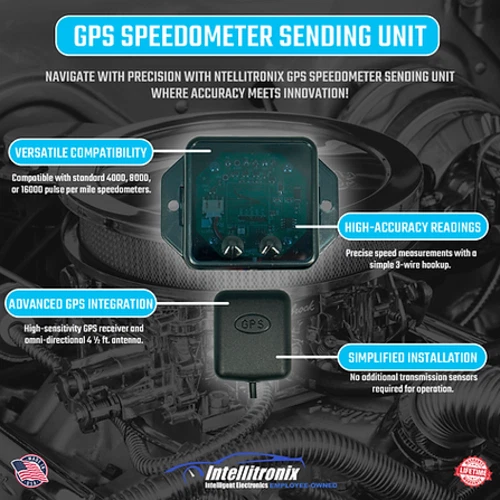 Chevy Camaro/Firebird 1967-1968 calibre analógico racimo repuesto con GPS Foto 2 de 4