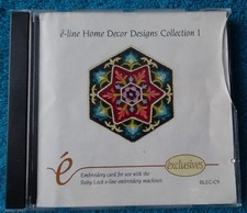 Baby Lock Machine Embroidery Design Card  - Home Decor Designs Collection 1