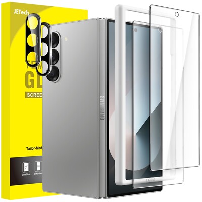 Front Screen Protector for Samsung Galaxy Z Fold 6 with Camera Lens Protector