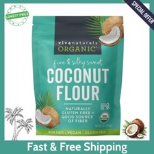 Viva Naturals Organic Coconut Flour (4 lbs) -...