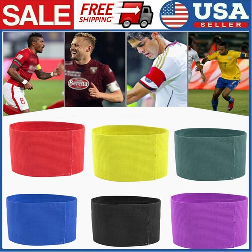15PCS Football Captain Armband Team Sports Groups Soccer Armbands