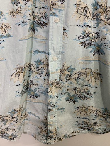 Gap Hawaiian Retro Shirt Cotton Mens Medium - Picture 3 of 9